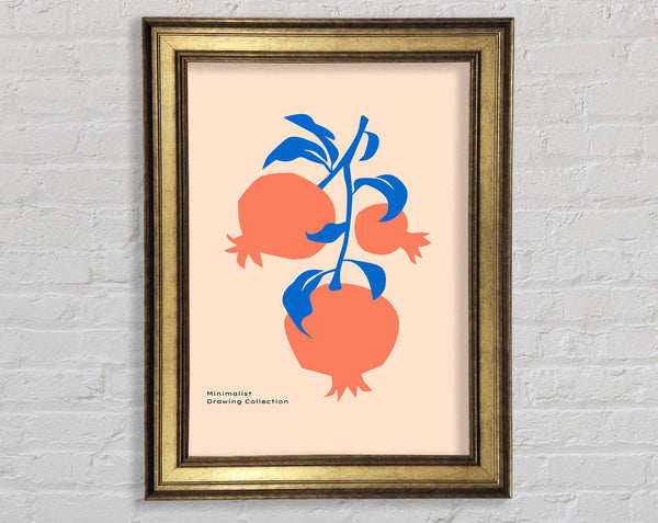 Lovely Orange Flowers Framed Print