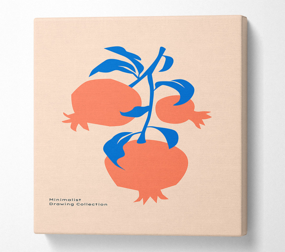  A Canvas Print of Lovely Orange Flowers Canvas Wall Art
