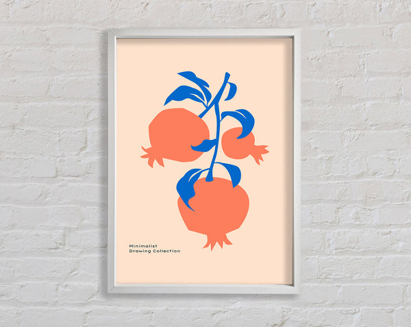 Lovely Orange Flowers Framed Print