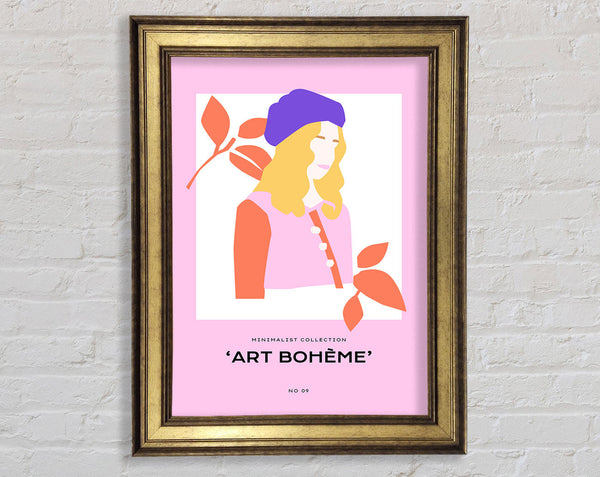 French Fashion Framed Print