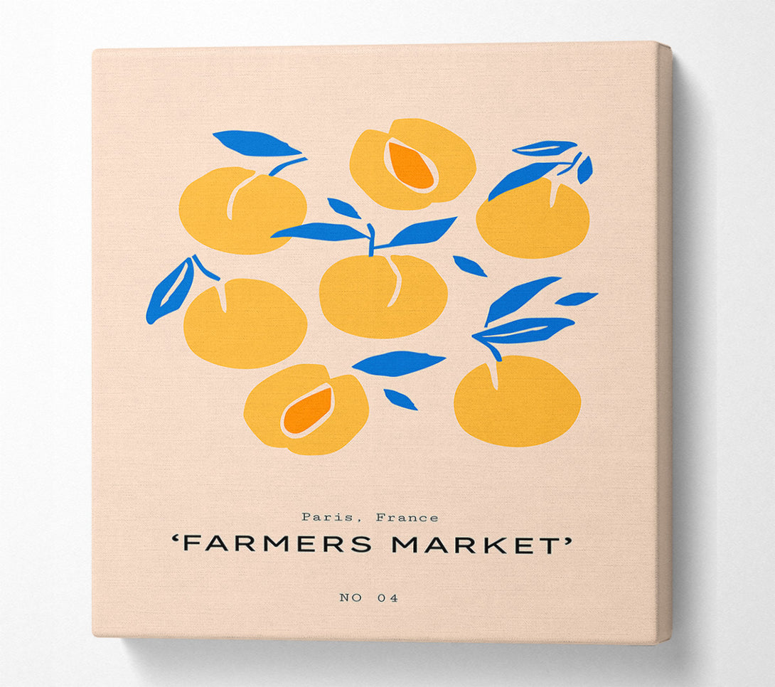 A Canvas Print of Peaches Of Paradise Canvas Wall Art
