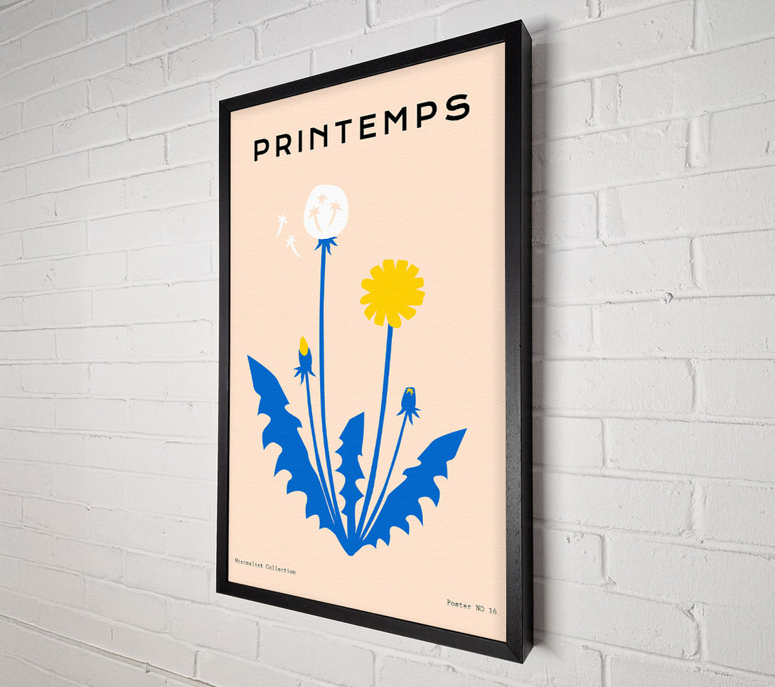  A Canvas Print of Dandelion Spring Canvas Art