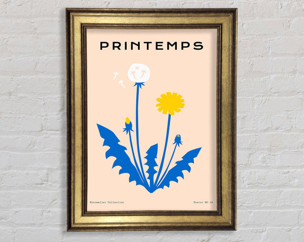 Dandelion Spring Framed Print