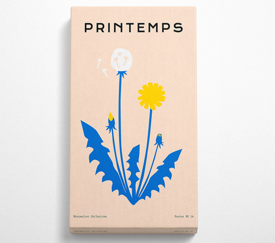  A Canvas Print of Dandelion Spring Canvas Art