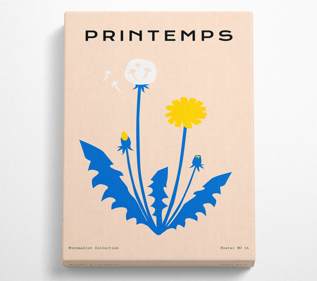  A Canvas Print of Dandelion Spring Canvas Art