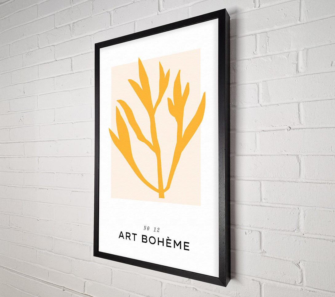  A Canvas Print of Yellow Flower Bohemian Canvas Print