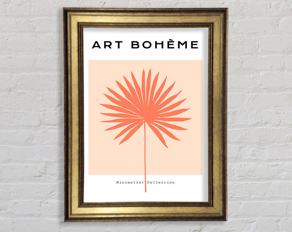 Simple Summer Leaf Framed Print