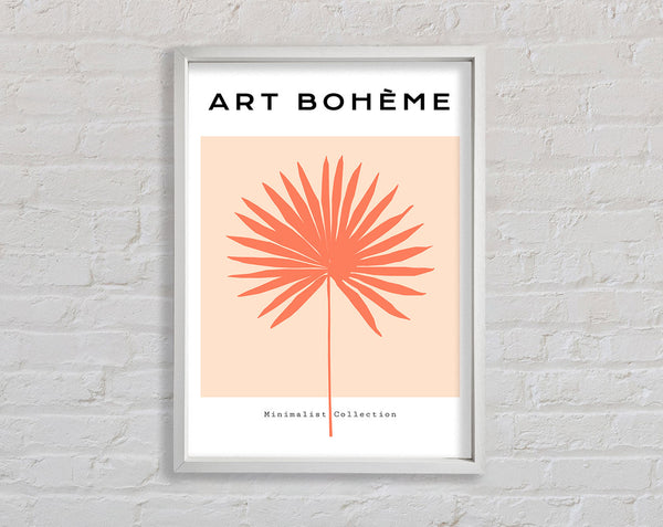 Simple Summer Leaf Framed Print