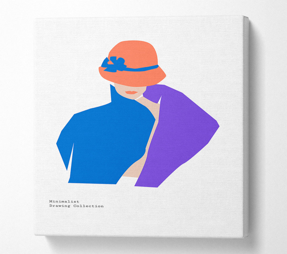  A Canvas Print of French Fashion Canvas Print