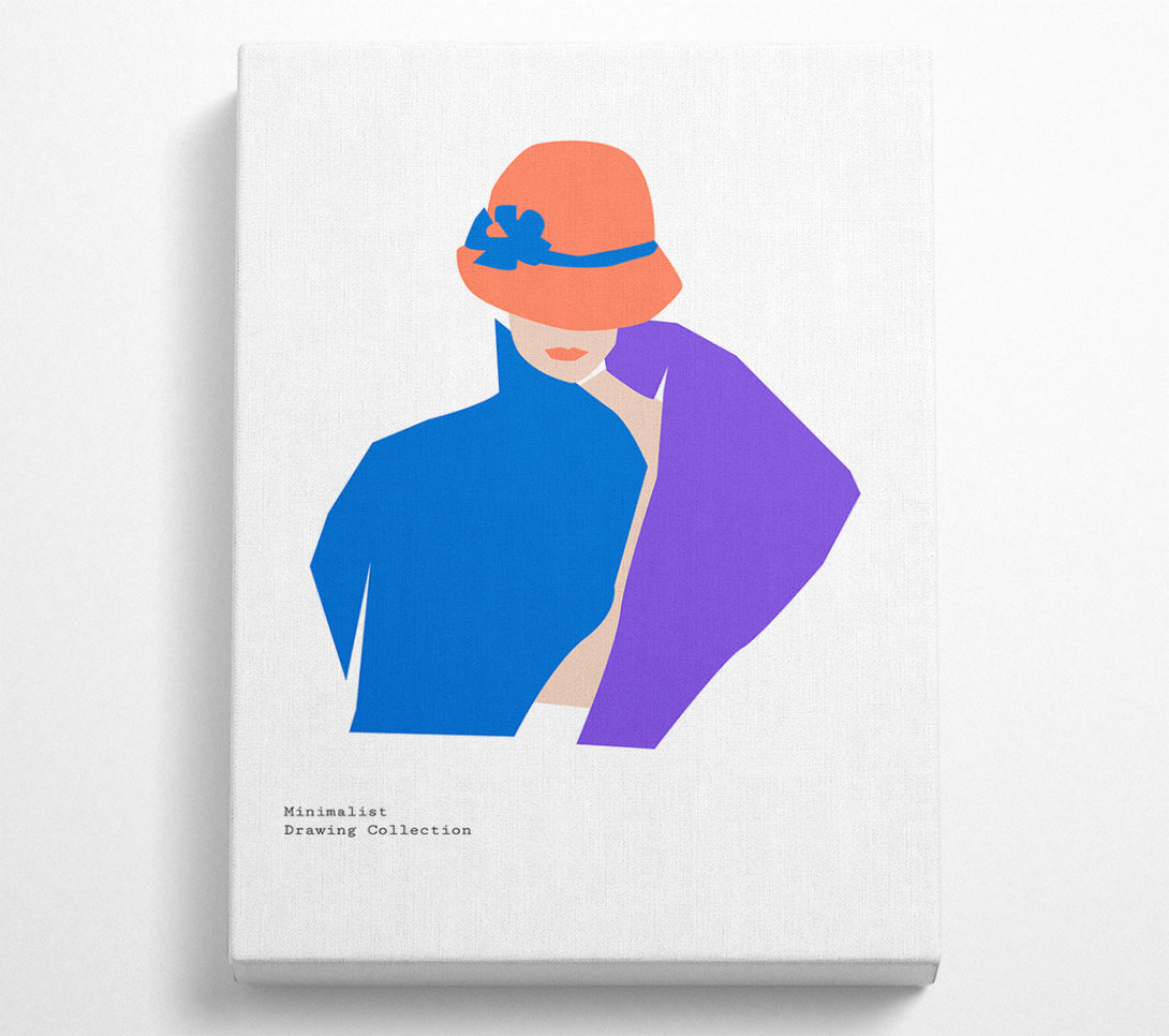  A Canvas Print of French Fashion Canvas Print