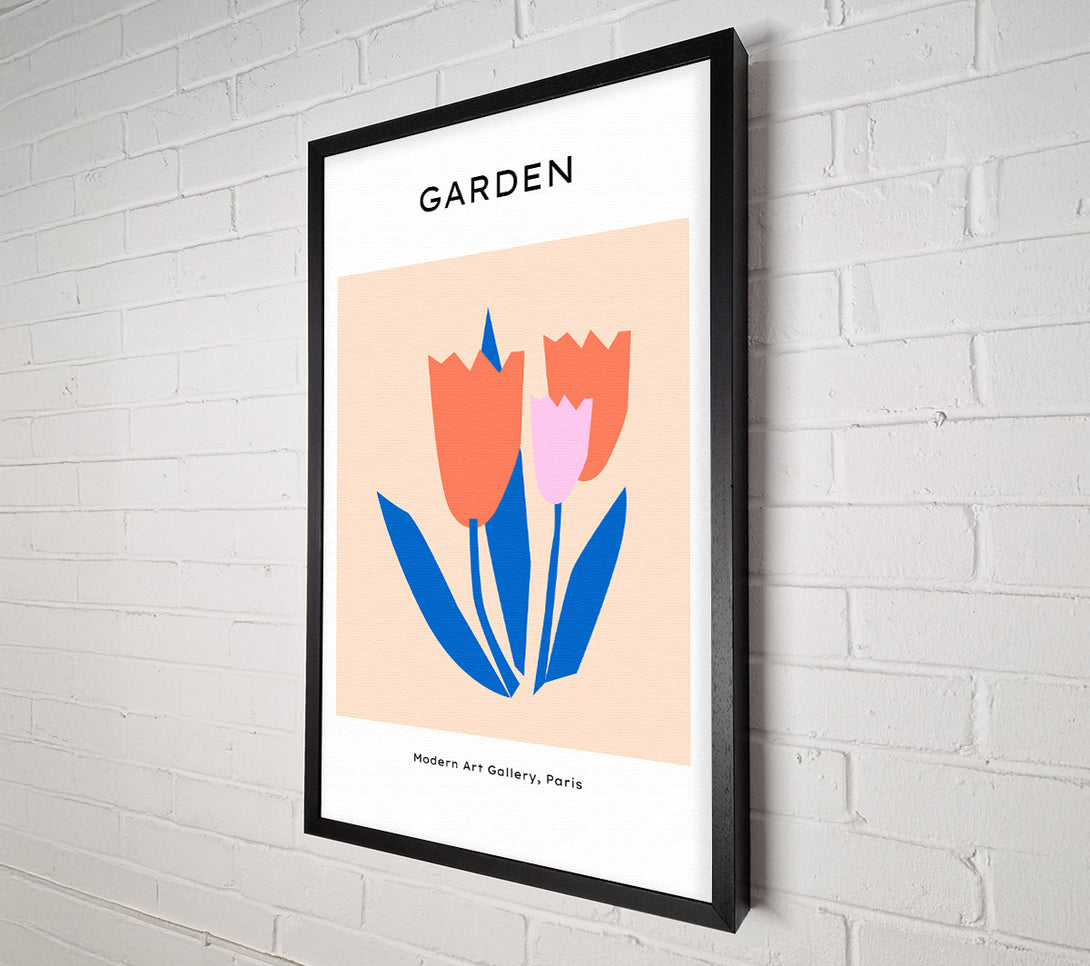  A Canvas Print of The Tulip Garden Canvas Print