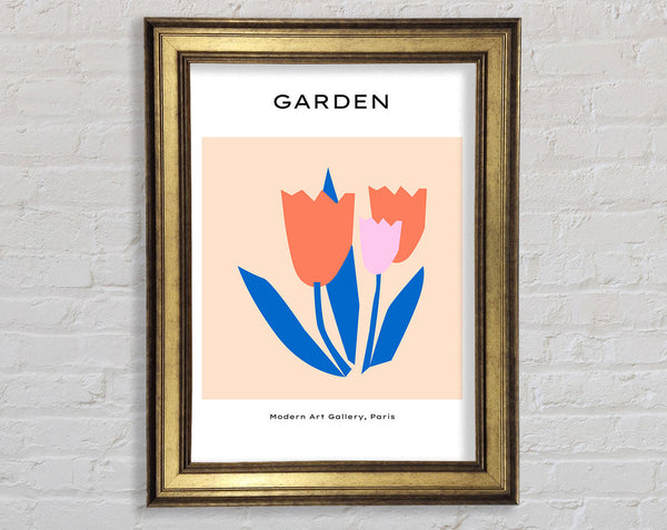 The Tulip Garden Framed Print