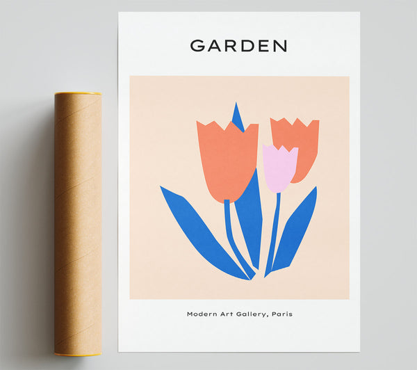 The Tulip Garden Poster