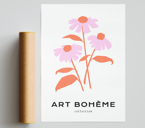 The Pink Daisies Print