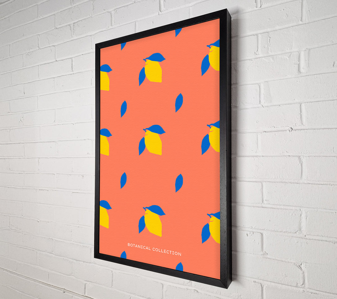  A Canvas Print of Lemon Pattern Canvas Art
