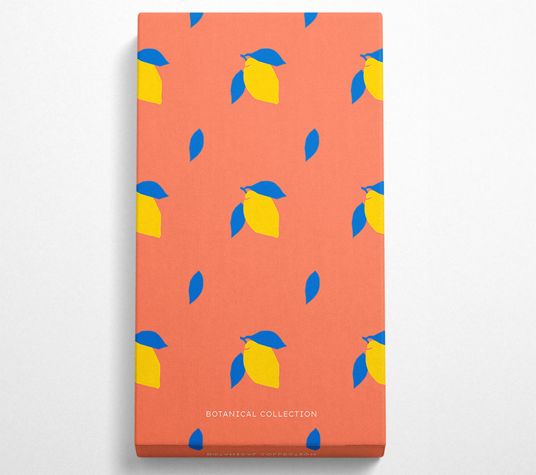  A Canvas Print of Lemon Pattern Canvas Art