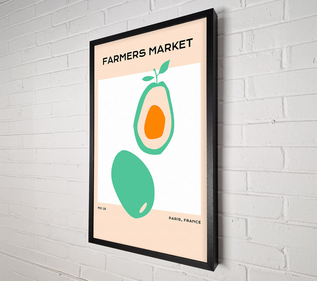  A Canvas Print of Avocado At The Farmers Market Canvas Art