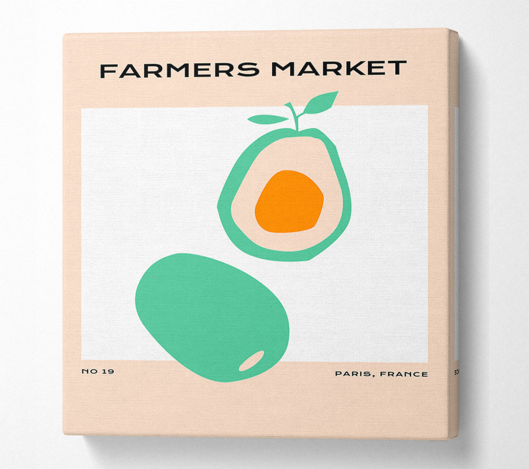  A Canvas Print of Avocado At The Farmers Market Canvas Art
