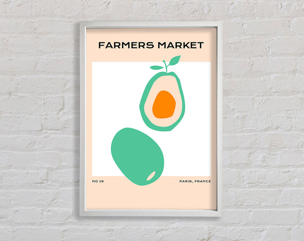 Avocado At The Farmers Market Framed Print
