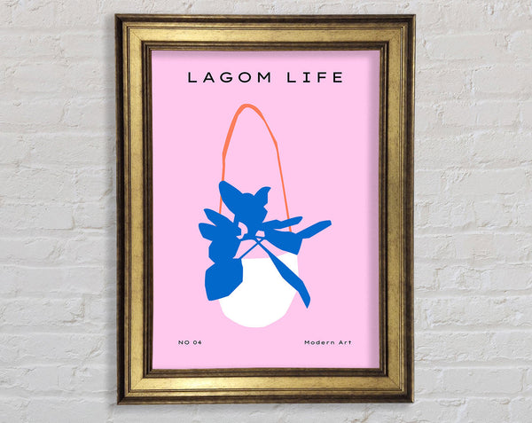 Hanging Plant Framed Print