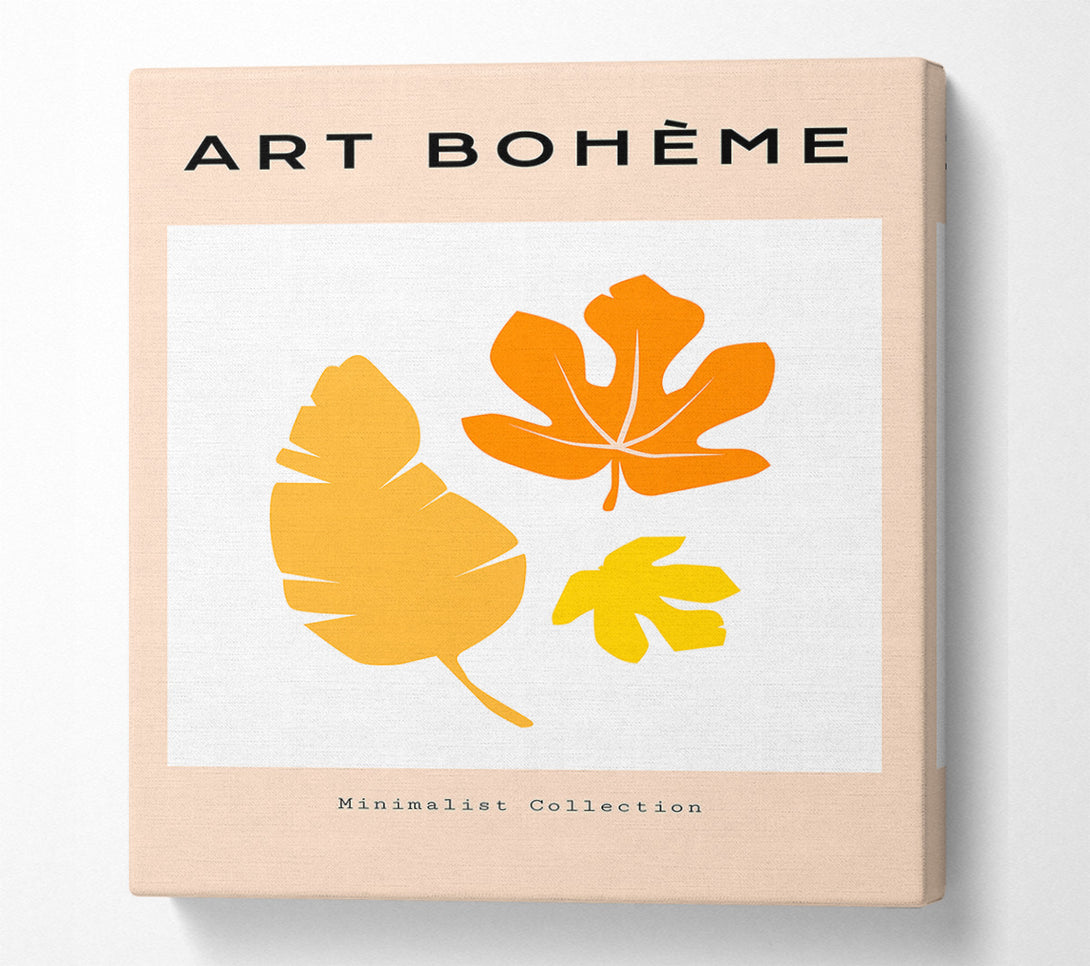  A Canvas Print of Autumn Leaves Boheme Canvas Print