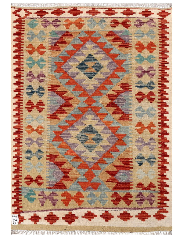 Maimana Afghanistan Kilim Rug - 117 x 82 cm