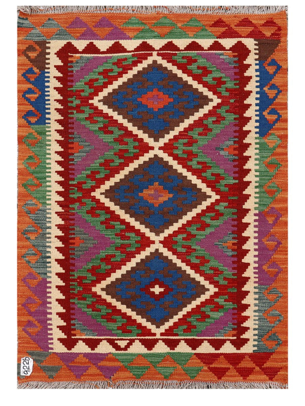 Maimana Afghanistan Kilim Rug - 119 x 84 cm
