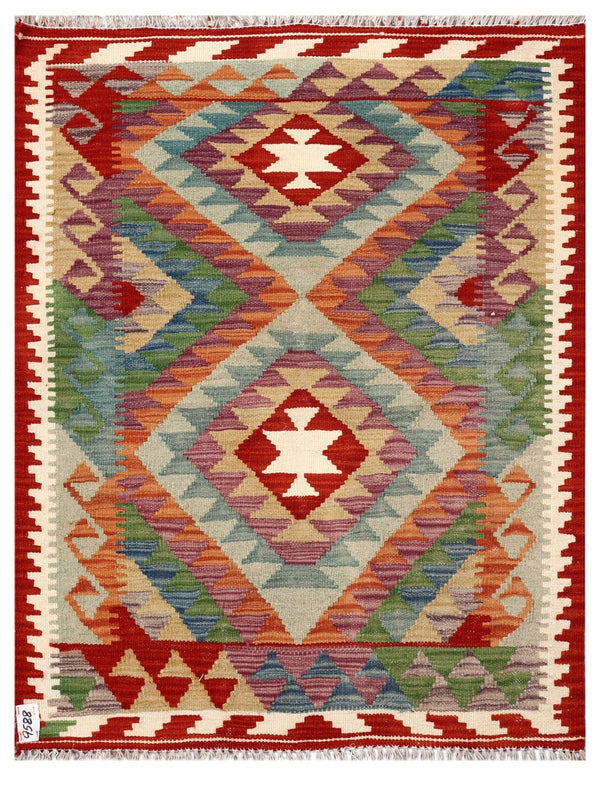 Maimana Afghanistan Kilim Rug - 120 x 92 cm