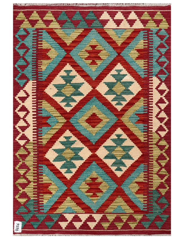 Maimana Afghanistan Kilim Rug - 119 x 81 cm