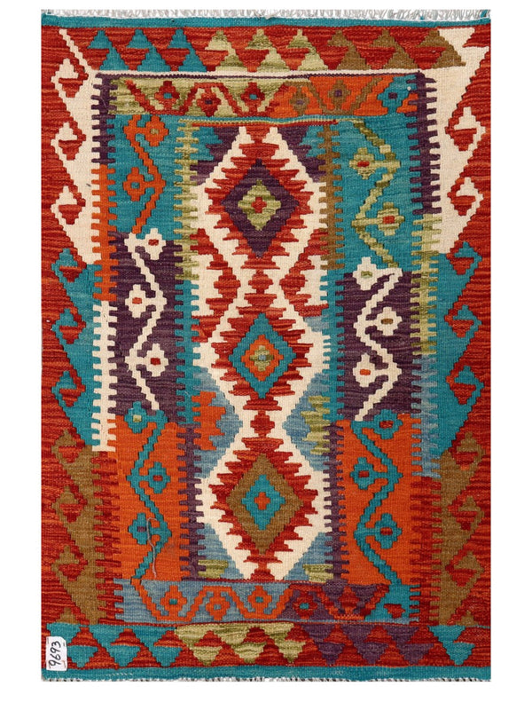 Maimana Afghanistan Kilim Rug - 118 x 79 cm