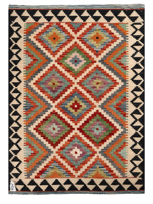 Maimana Afghanistan Kilim Rug - 120 x 85 cm