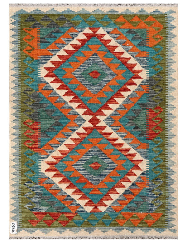 Maimana Afghanistan Kilim Rug - 120 x 86 cm