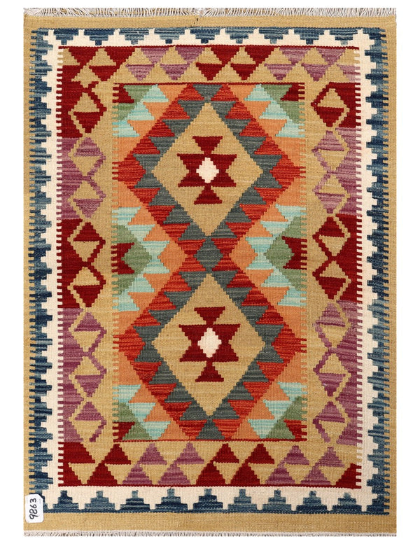 Maimana Afghanistan Kilim Rug - 119 x 84 cm