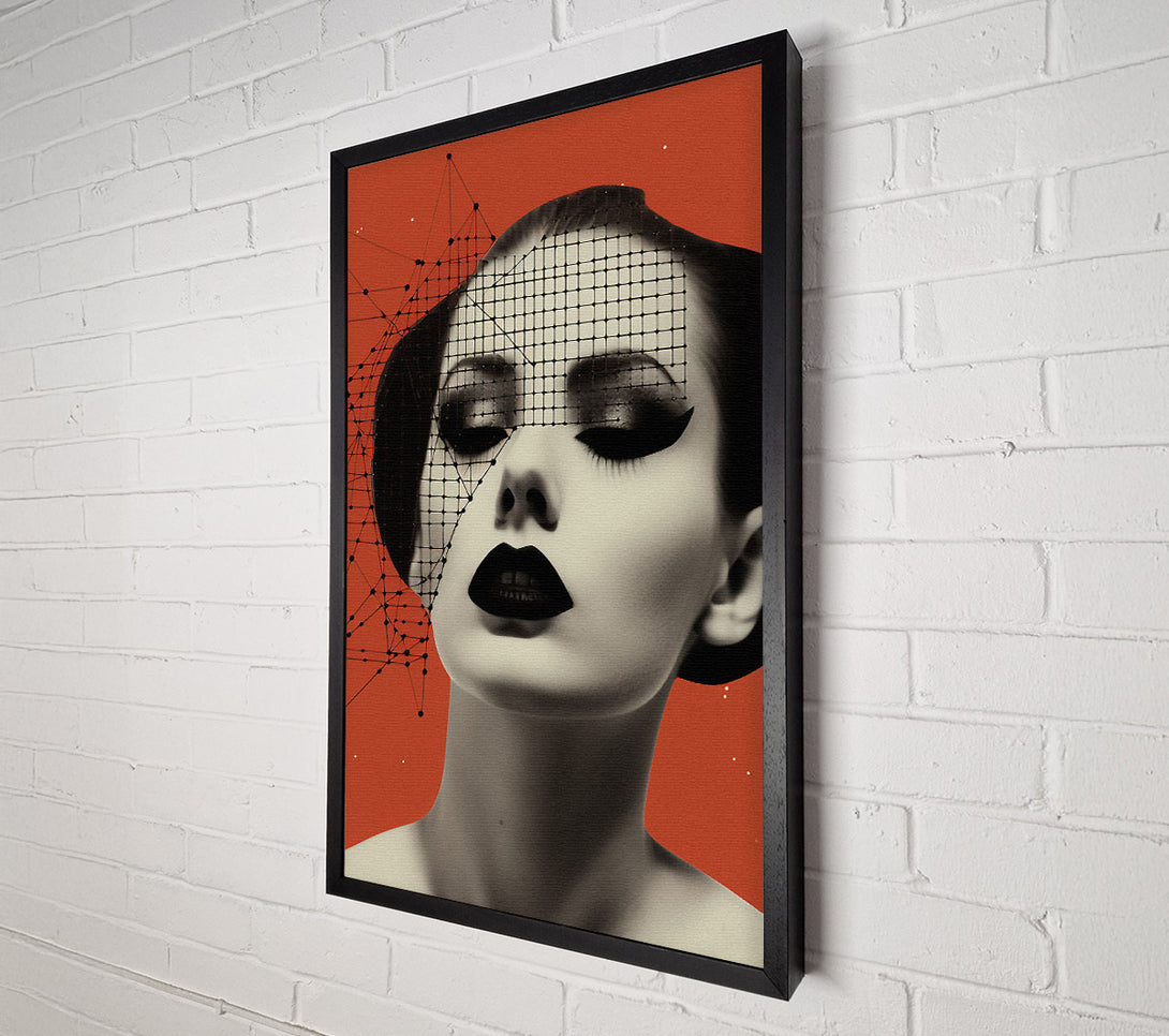  A Canvas Print of Abstract Fashion Retro Canvas Wall Art