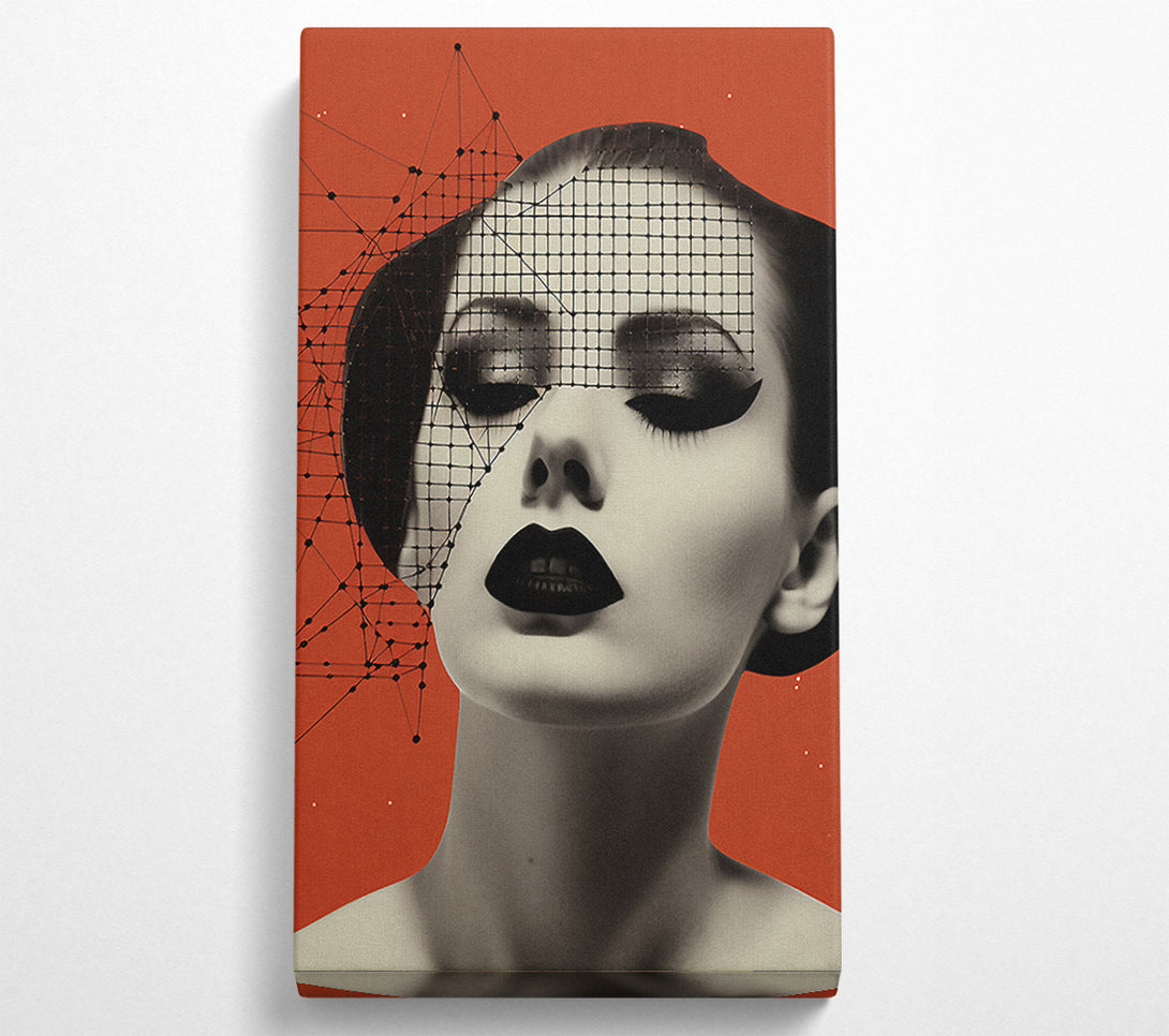  A Canvas Print of Abstract Fashion Retro Canvas Wall Art