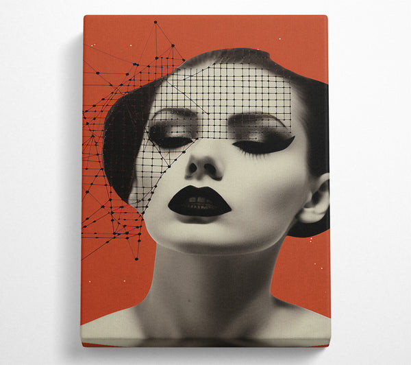  A Canvas Print of Abstract Fashion Retro Canvas Wall Art
