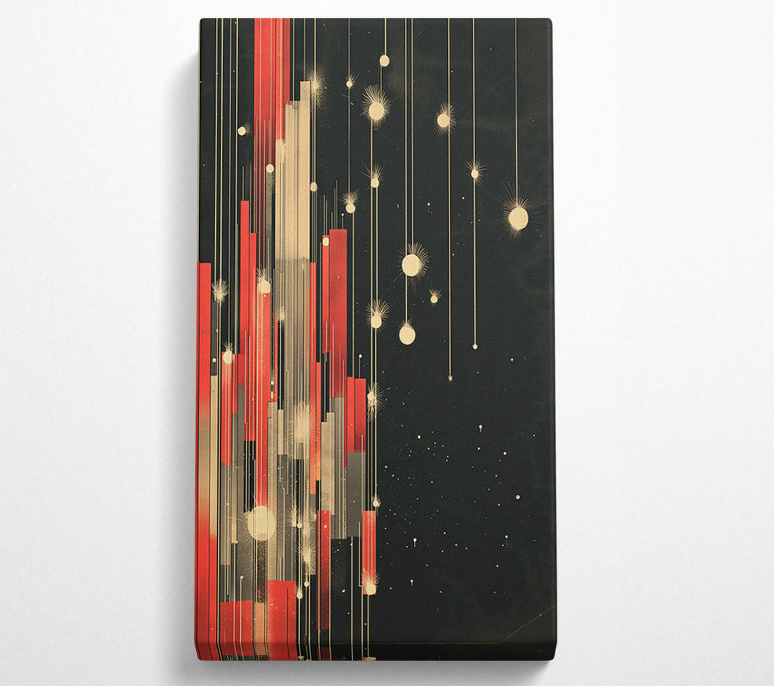  A Canvas Print of Abtract Down Line Canvas Art