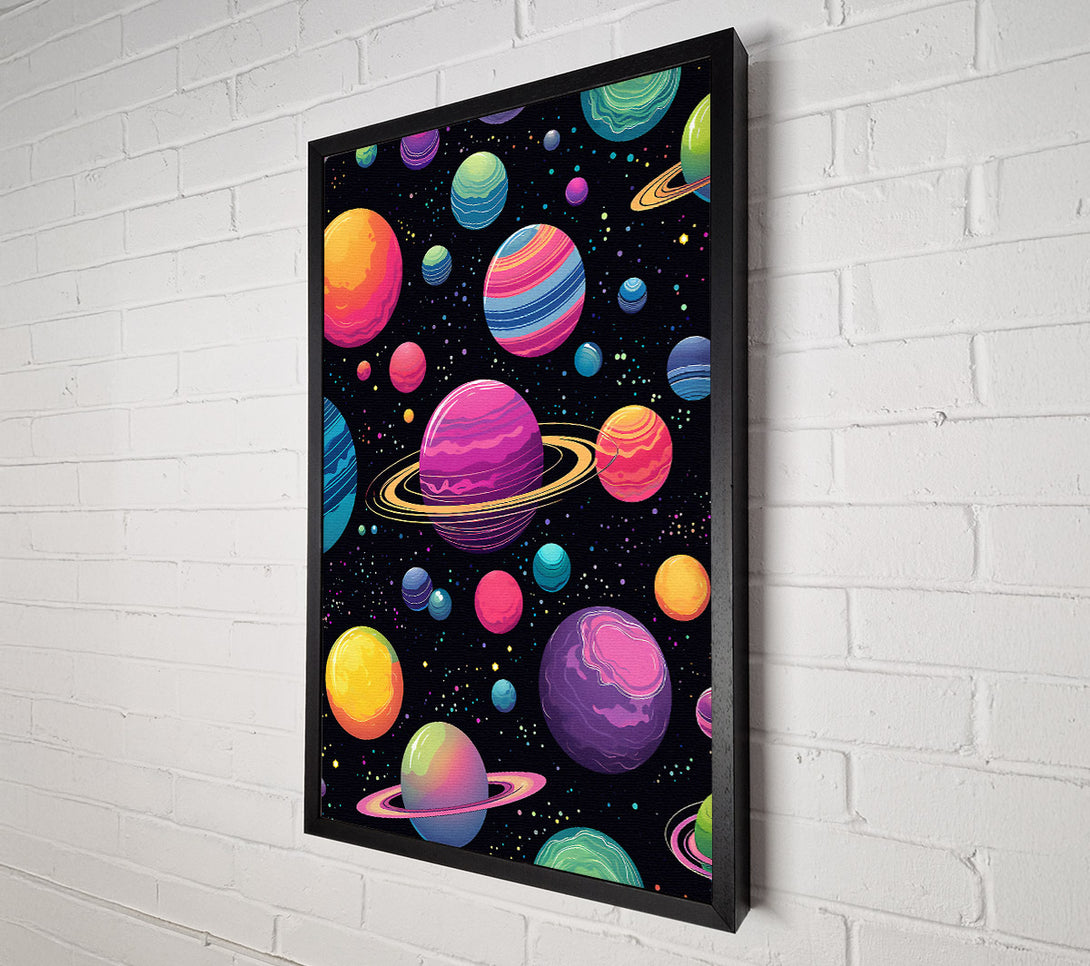  A Canvas Print of Acid Galaxy Canvas Art