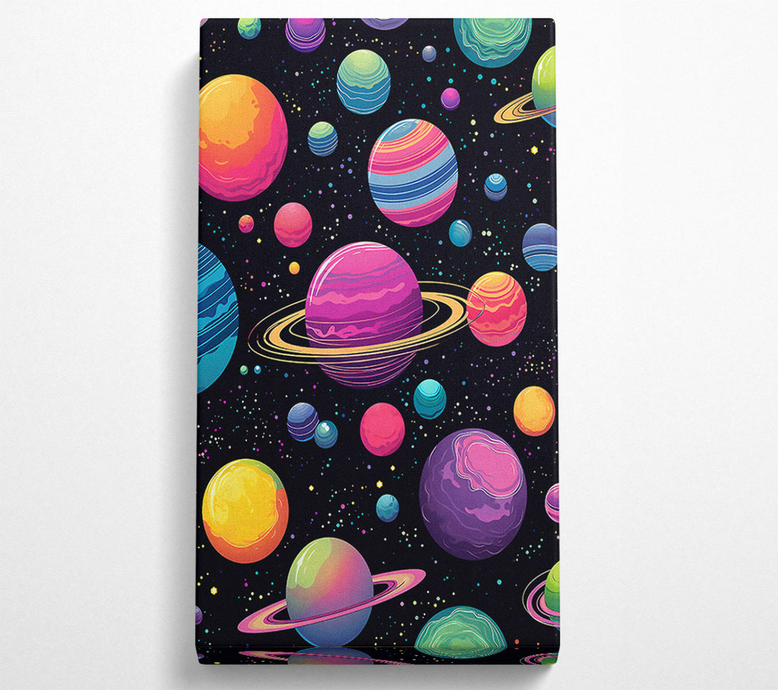  A Canvas Print of Acid Galaxy Canvas Art