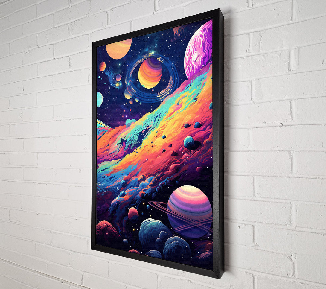  A Canvas Print of Acid Planets Atmosphere Canvas Print