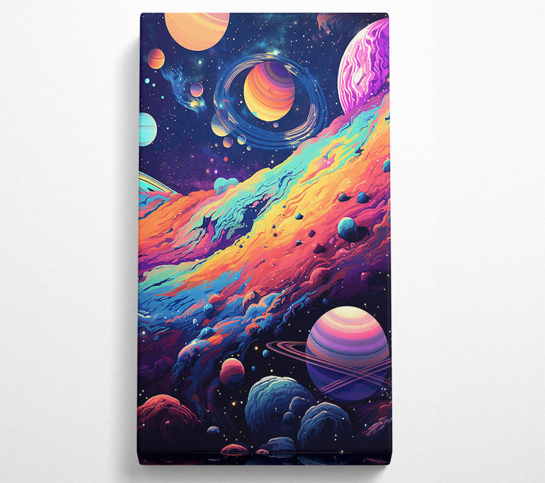  A Canvas Print of Acid Planets Atmosphere Canvas Print