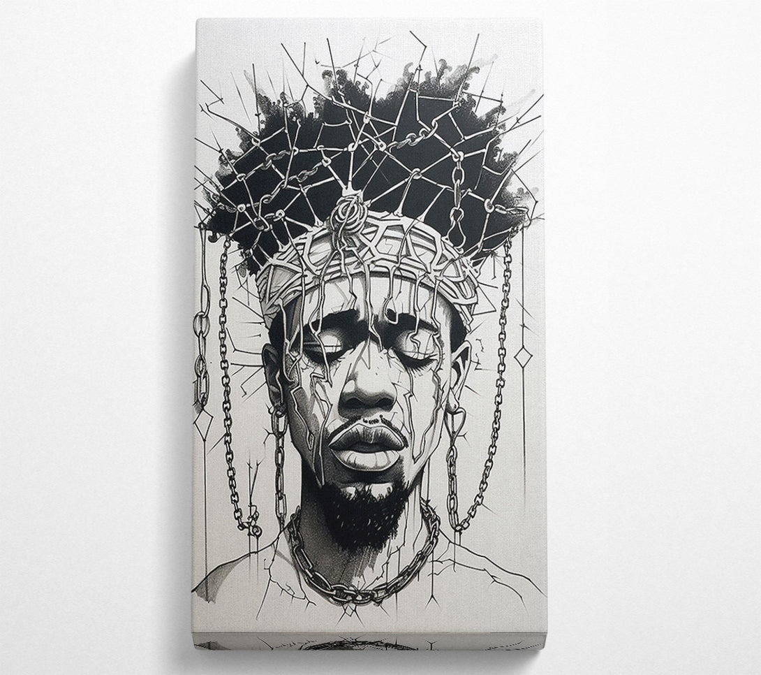  A Canvas Print of African Man Art Canvas Art
