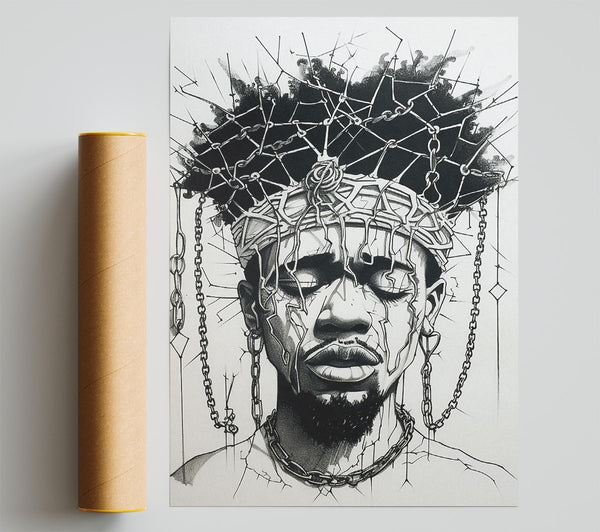 African Man Art Giclee Print
