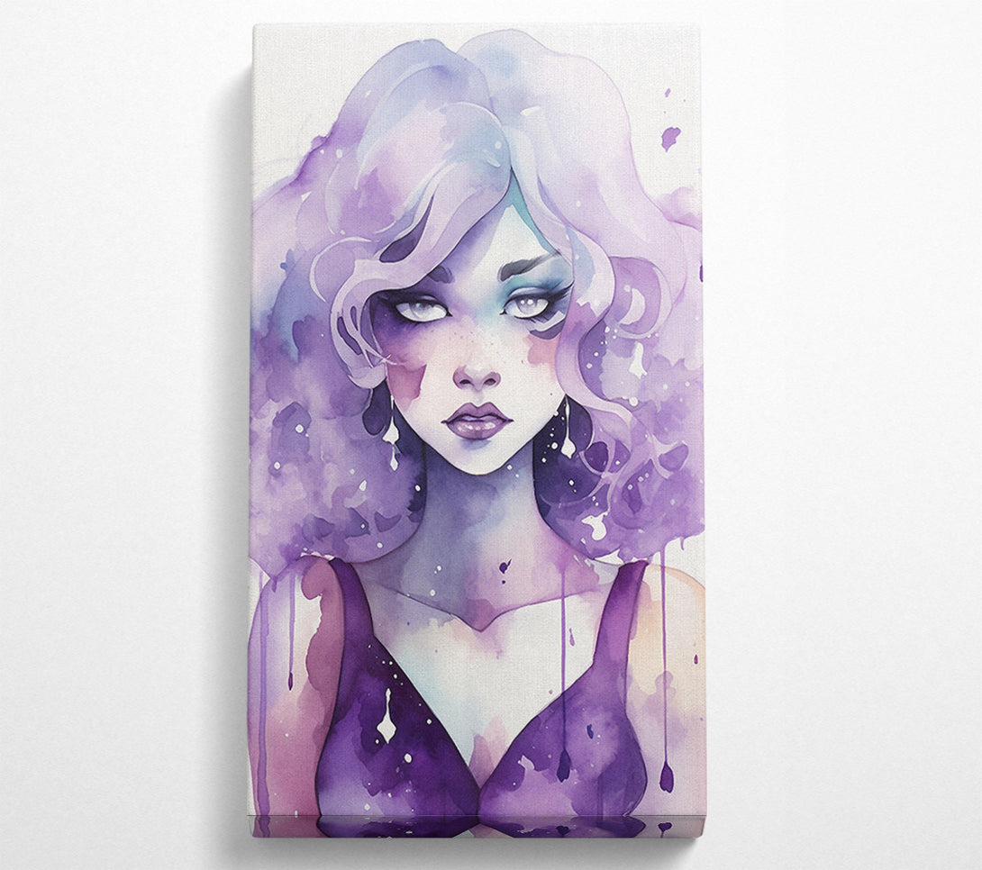  A Canvas Print of Amethyst Girl Canvas Wall Art