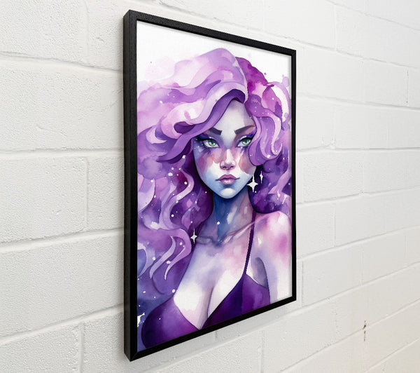 Amethyst Watercolour