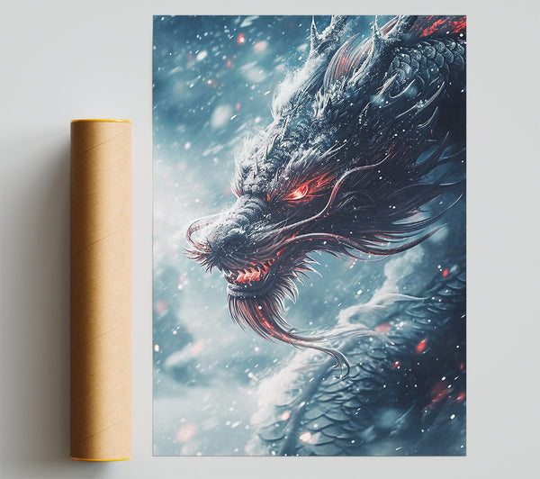 Angry Dragon Giclee Print