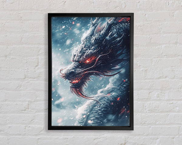 Angry Dragon Framed Print