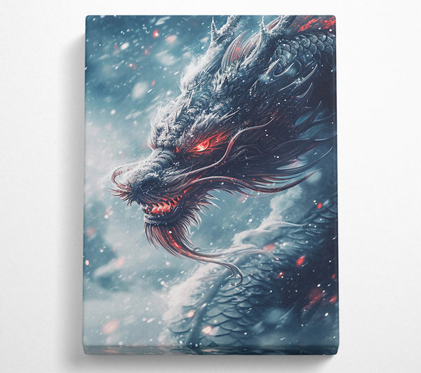  A Canvas Print of Angry Dragon Canvas Print