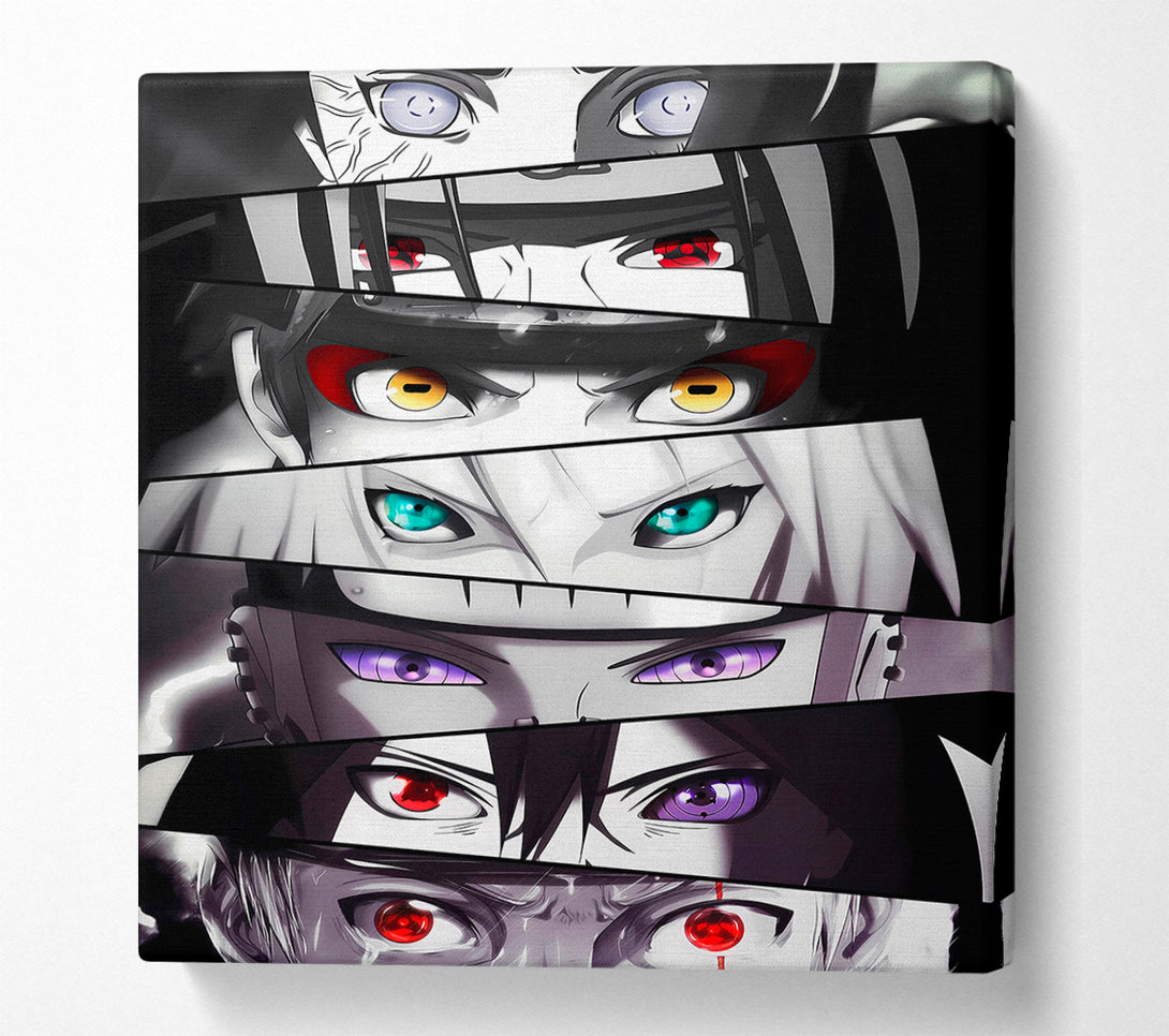 A Canvas Print of Anime Eyes Canvas Art