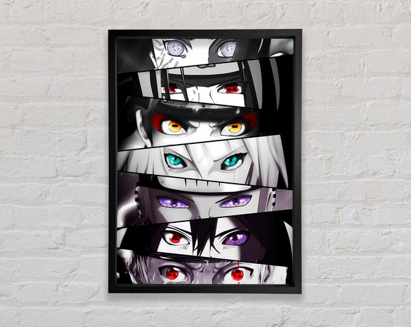 Anime Eyes Framed Print